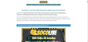 Socolive TV