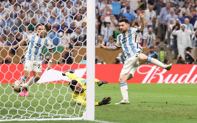 Messi thi đấu nổi bật trong trận chung kết World Cup 2022 giữa Argentina và Pháp.