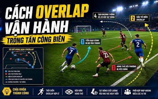 Chồng biên hiệu quả cần thời điểm, tốc độ và khả năng phối hợp chính xác